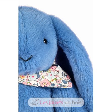 Peluche Coniglio Fleurette blu 35 cm DC4304 Doudou et Compagnie 6