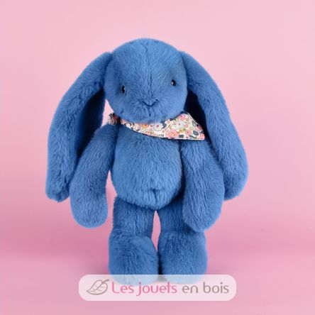 Peluche Coniglio Fleurette blu 35 cm DC4304 Doudou et Compagnie 8