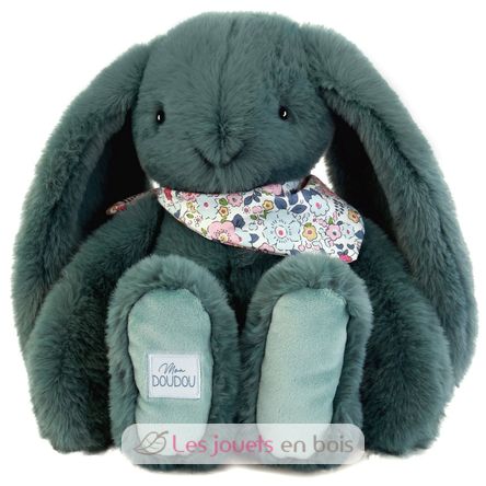 Peluche Coniglio Fleurette verde 35 cm DC4305 Doudou et Compagnie 1