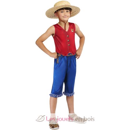 Costume per bambini Luffy One Piece, 9-10 anni R1003074-T910 Rubies 3