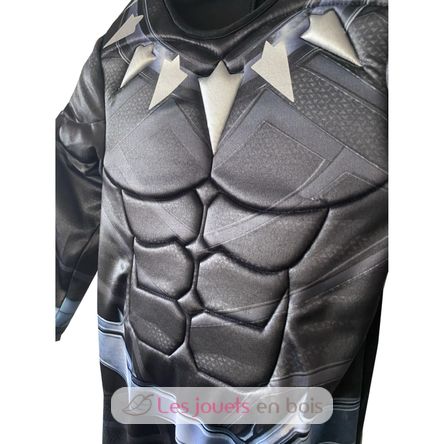 Costume Black Panther con muscoli 7-8 anni RU-R640909-T78 Rubies 4