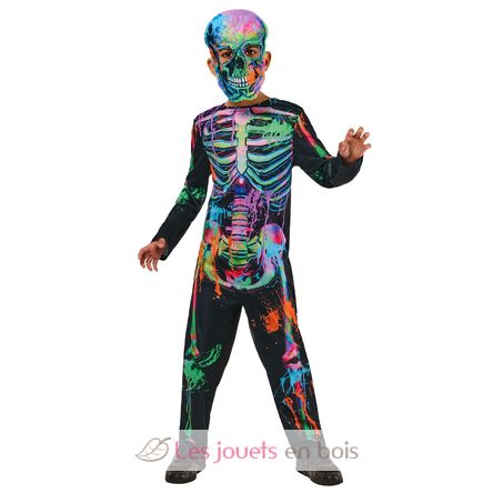 Costume per bambini Scheletro Graffiti, 5-6 anni RU-R1001437-T56 Rubies 1