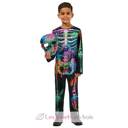 Costume per bambini Scheletro Graffiti, 5-6 anni RU-R1001437-T56 Rubies 2