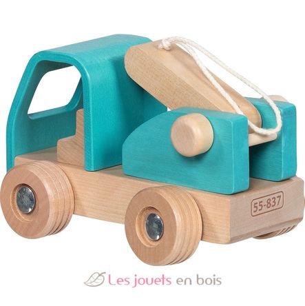 Carro attrezzi in legno blu GK55837 Goki 5