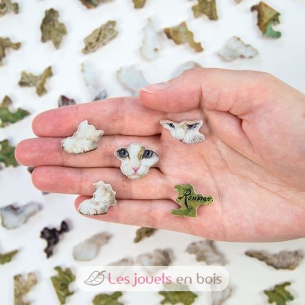 Due gattini di Ronner-Knip A1368-80 Puzzle Michèle Wilson 2