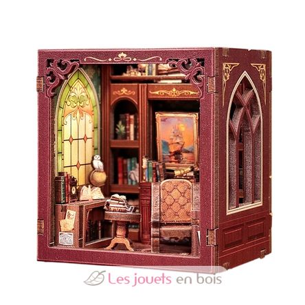 Mini Book Nook Il salotto del gentiluomo CT101 Cartartem 1