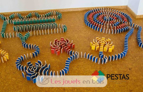 Confezione da 500 pezzi di domino Pestas PE-500Pcube Pestas 6
