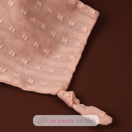 Peluche Mina la volpe con clip per ciuccio DC4686 Doudou et Compagnie 6