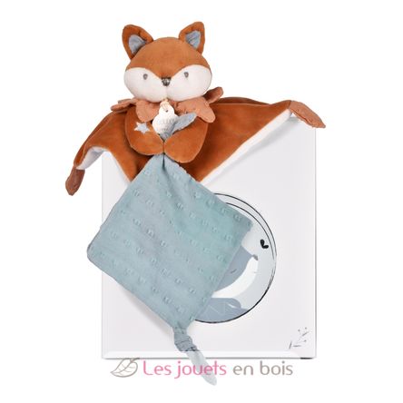 Peluche Timo la volpe con clip per ciuccio DC4692 Doudou et Compagnie 2