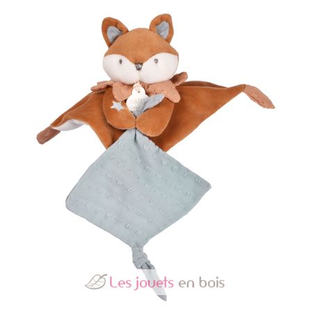 Peluche Timo la volpe con clip per ciuccio DC4692 Doudou et Compagnie 1