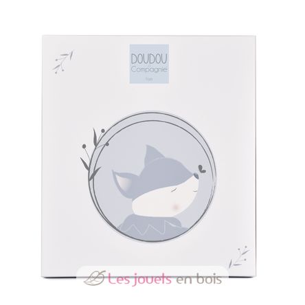 Peluche Timo la volpe con clip per ciuccio DC4692 Doudou et Compagnie 6