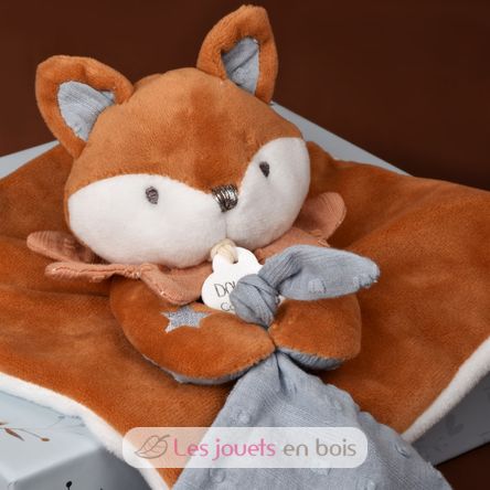 Peluche Timo la volpe con clip per ciuccio DC4692 Doudou et Compagnie 3