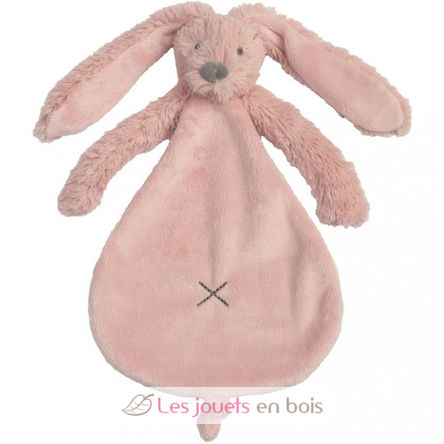 Doudou Lapin Richie Rosa Antico 25 cm HH133102 Happy Horse 1