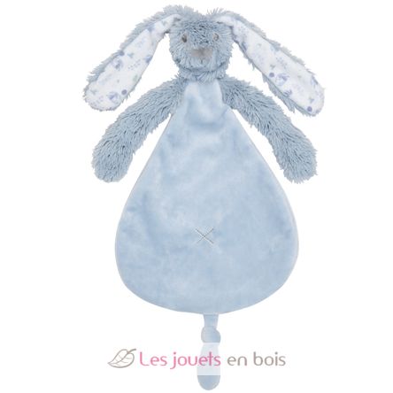 Peluche Coniglio Richie blu a fantasia 25 cm HH134572 Happy Horse 1