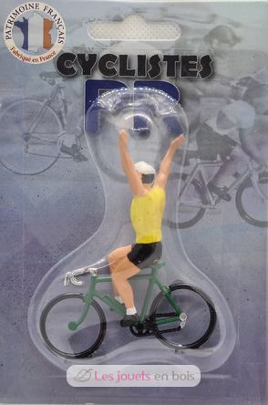 Figurina ciclista D Winner Maglia gialla FR-DV1 Fonderie Roger 1