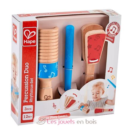 Duo de percussions E0605 Hape Toys 2