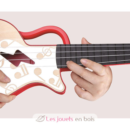 Apprendimento interattivo dell'ukulele elettrico HA-E0624 Hape Toys 7