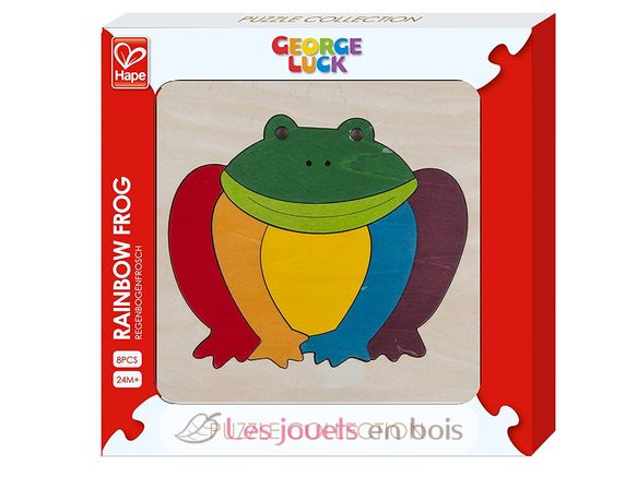 Puzzle - Rana arcobaleno HA-E6503 Hape Toys 3