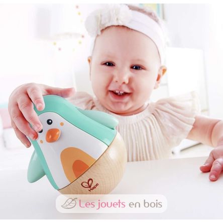 Pinguino giroscopio musicale turchese HA-E8573 Hape Toys 2