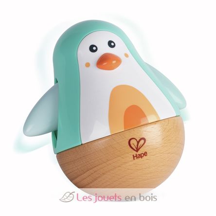 Pinguino giroscopio musicale turchese HA-E8573 Hape Toys 1