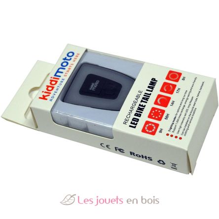 Luce per bicicletta USB a LED LLED Kiddimoto 2