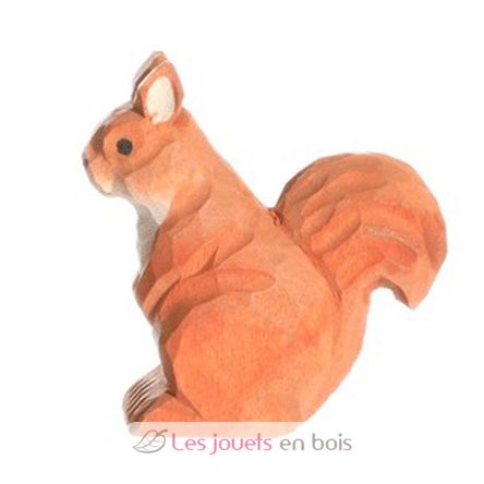 Figurina scoiattolo rosso in legno WU-40714 Wudimals 1