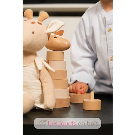 Giraffa Léonie impilabile in legno EG511174 Egmont Toys 10
