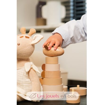 Giraffa Léonie impilabile in legno EG511174 Egmont Toys 11