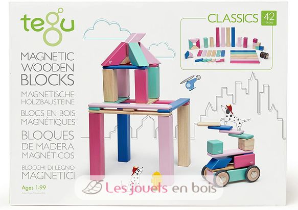 Set di 42 pezzi Blossom TG-42P-BSM-607T Tegu 2