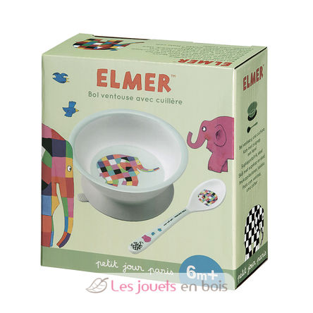 Ciotola di aspirazione Elmer con cucchiaio PJ-EL702P Petit Jour 2