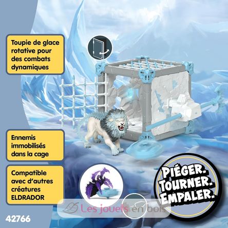 Statuetta del leone di ghiaccio della grotta di battaglia SC-42766 Schleich 5