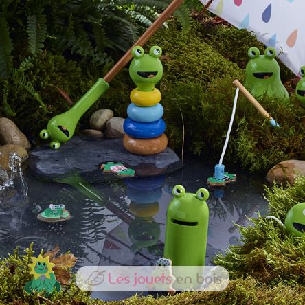 Giocattolo impilabile Babeth la rana V8085S Vilac 3
