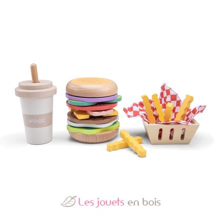 Set di fast food in legno NCT10617 New Classic Toys 5