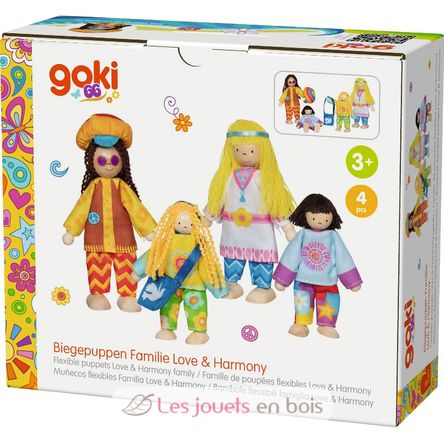 Bambole flessibili famiglia Love GK51442 Goki 3
