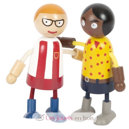 Famiglia di bambole pieghevoli con neonato LE12426 Small Foot company 10