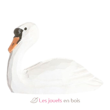 Figurina cigno in legno WU-41006 Wudimals 1