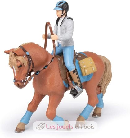 Figurina del cavallo del giovane cavaliere PA51544-3521 Papo 5