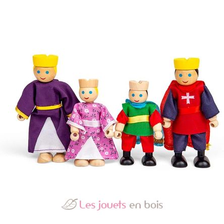 Figurine in legno Famiglia Reale BJ-JT160 Bigjigs Toys 2