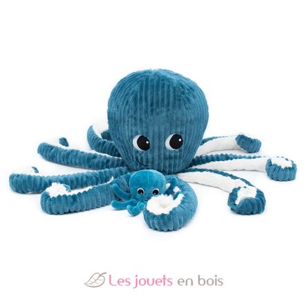 Filou blu Octopus Ptipotos peluche DE74100 Les Déglingos 3