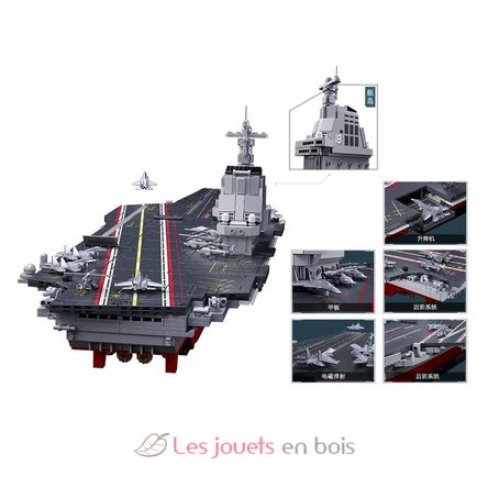 Model Bricks - Portaerei Fujian SL-M38-B1188 Sluban 3