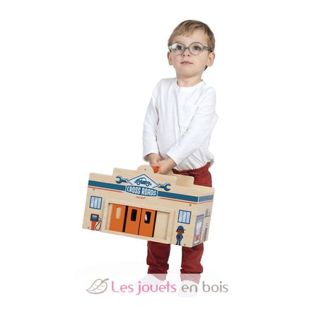 Garage in legno Cross Roads J05918 Janod 3