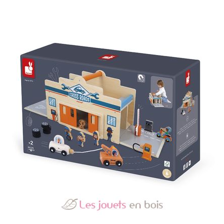 Garage in legno Cross Roads J05918 Janod 11