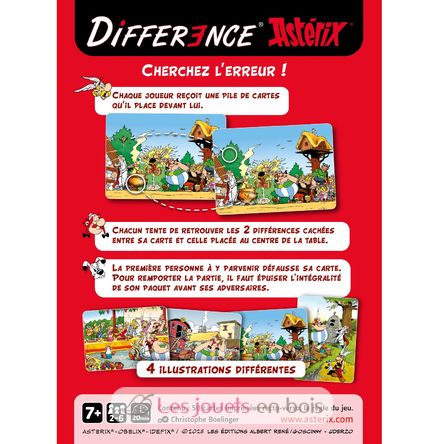 Difference edizione Astérix GI-GBDIA Gigamic 2