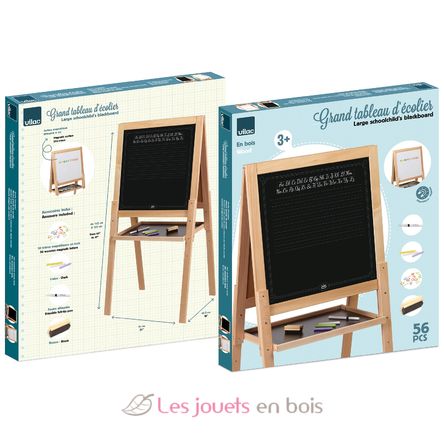 Grande lavagna bifacciale in legno V6711 Vilac 5