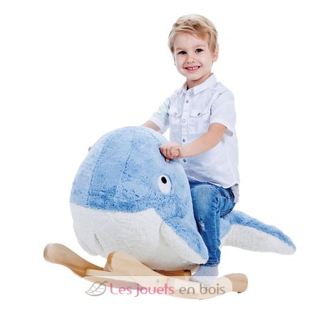 Balena a dondolo blu GT67024 Gerardo’s Toys 2