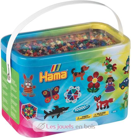Barrel 10000 Midi perline di plastica 22 colori HAMA-202-67 Hama 1