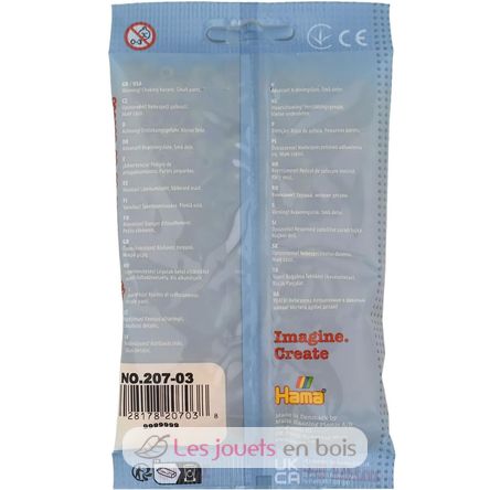 Sacchetto di 1000 perline di plastica Midi giallo HAMA-207-03 Hama 6