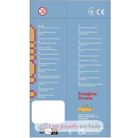 Sacchetto di 1000 perline di plastica Midi giallo HAMA-207-03 Hama 7