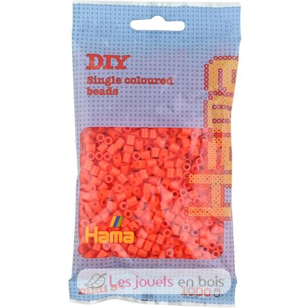 Sacchetto di 1000 perline di plastica Midi Arancia HAMA-207-04 Hama 1