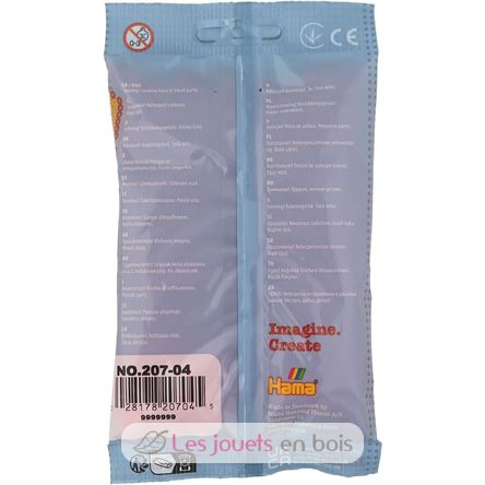 Sacchetto di 1000 perline di plastica Midi Arancia HAMA-207-04 Hama 4